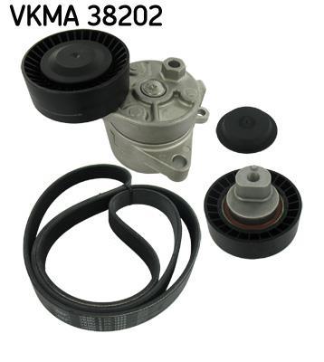 Kit de courroie d'accessoire (Courroie d’alternateur) SKF VKMA 38202